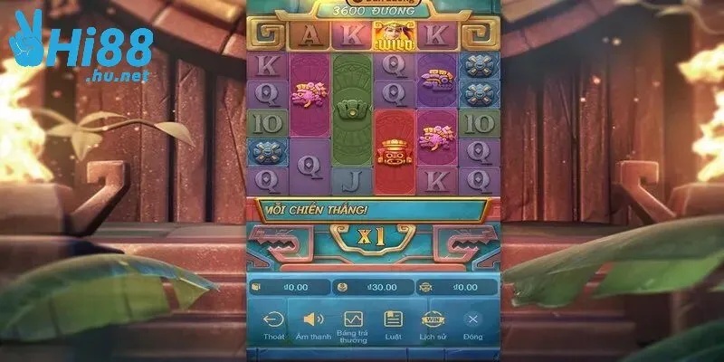 Biểu tượng và tính năng trong Kho Báu Aztec