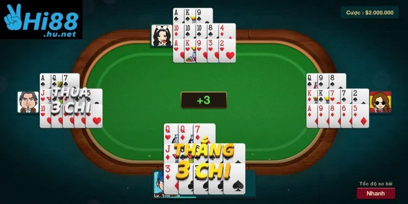 Chơi bài Mậu Binh Hi88 an tâm trải nghiệm, tận hưởng chiến thắng