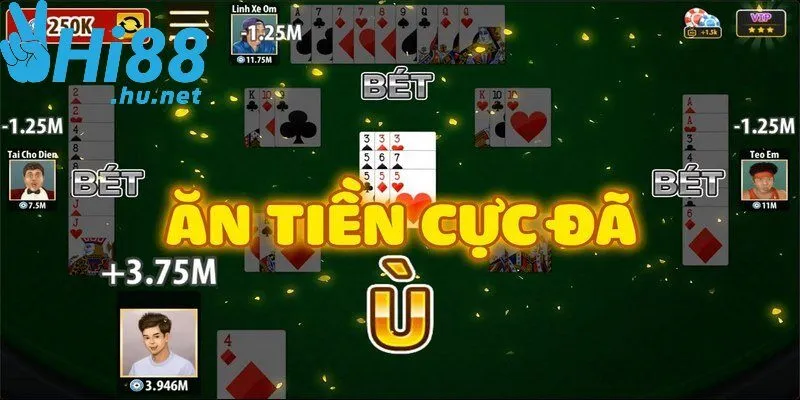 Luật chơi phỏm xoay quanh 4 lượt đánh bài