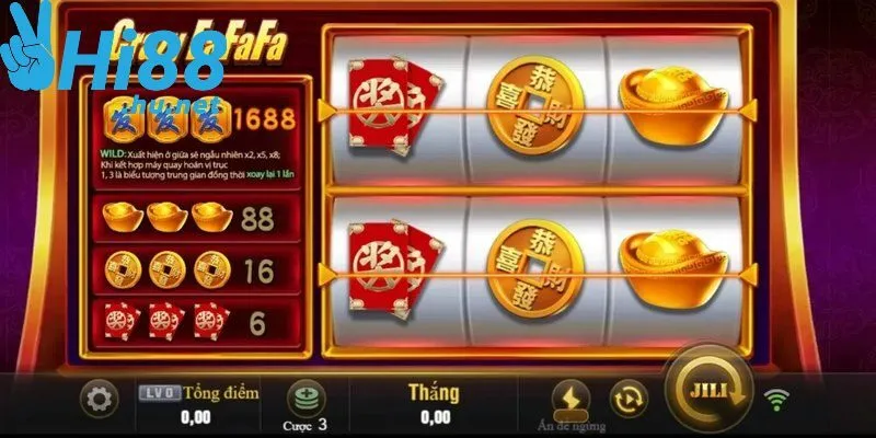 Nổ hũ Điên Cuồng Phát Đại Tài Hi88 là trò chơi quay thưởng đặc sắc